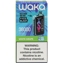 Vaper Descartável Waka Blast White Grape 36000 Puffs foto principal