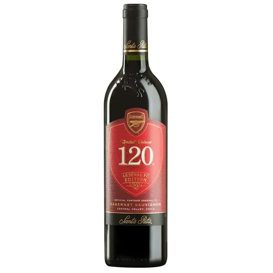 Vino Santa Rita 120 Arsenal FC Cabernet Sauvignon 750ML