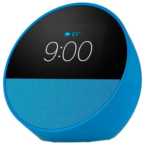 Amazon Echo Spot 2024 Smart Alarm Clock Alexa - Blue Na Loja Tellecon ...