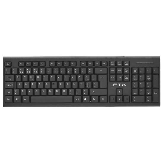 Teclado FTX K4 USB / Portugues - Preto