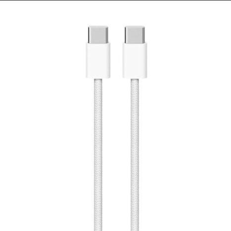 Cable USB-C USB-C Apple p/iPhone 15 MQKJ3FE/A 1M 60W Blanco