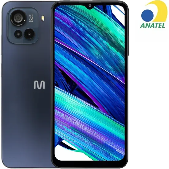 Smartphone Multilaser M23 Pro DS 6.5" 8GB/128GB Preto +Cartão 128GB Anatel Garantia 1 Ano