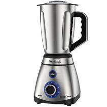 Liquidificador Molimix Power Inox MLI-800 800 Watts 5 Velocidades + Pulsar 127V ~ 60HZ - Prata/Preto