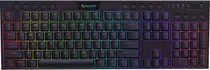 Teclado Gaming Redragon Horus K618-RGB Preto (Inglês - 3 Modos) Switch Vermelho