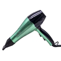 Secador de Cabelo Daling DL-3026 / 3500W / 3 Temperaturas / 2 Velocidades / 220V ~ 50/ 60HZ - Verde/ Preto