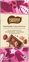 Nestle Milk Chocolate Cranberries, Almonds & Hazelnuts - 170G