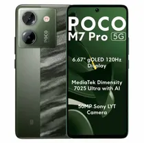 Celular Xiaomi Poco M7 Pro 5G 512GB / 12GB Ram / DS / 6.67 / 50MP BR- Verde(Global-Lacre Peq.)