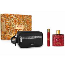 Perfume Kit Versace Eros Flame Edp 100ML + 10ML - Masculino + Estuche