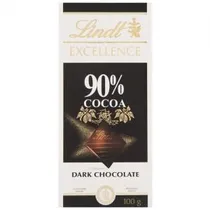 Barra Chocolate Lindt Excellence 90% Cacao 100G
