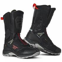 Bota para Motociclista Seventy Degrees Stelvio Alta SD-BA6 - Tamanho 44 - Black/Red