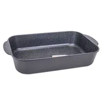 Assadeira para Forno Jio 24 X 35 CM Antiaderente Preto.