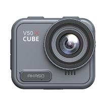 Camera de Video Akaso V50 X Cube Camera de Acao Esportiva / 4K / 20MP / Wifi / 2.1" / IP68 / 1050MAH - Preto