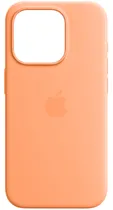 Apple Capa iPhone 15 Pro Silicone Case MT1H3ZM/A With Magsafe - Orange Sorbet