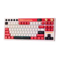 Teclado Royal Mecanico RKM87 RGB c/Cabo Famicom Switch Brown