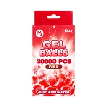 Municiones de Hidrogel Gel Balls M2-6F Rojo 20.000 Unidades