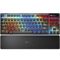 Teclado Gamer Mecanico Steelseries 64871 Apex Pro TKL Gen 3 RGB Sem Fio - Preto (Ingles)