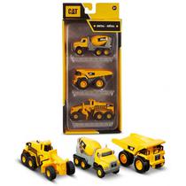 Cat Vehiculos de Metal de 4" Pack X3