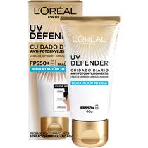 Protetor Solar L'Oreal Paris Defender FPS50+ Hidratacao Intensa - 40GR