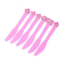 Facas Descartaveis para Festa Party Favlors Barbie 10PCS