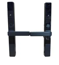 Fechadura Digital S601 Wifi Tuya/Senha/Cartão/Chave Preto
