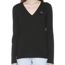 Camiseta Lacoste Feminina TF3821-031 46  Preto