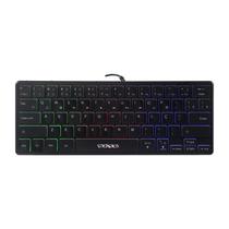 Teclado Satellite AK-871 - com Fio - Portugues - RGB - Preto