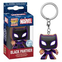 Funko Pop Keychain Marvel Holiday Black Panther *Ex* 57968