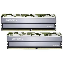 Memória Ram DDR4 G.Skill Sniper X 3200 MHZ 16 GB (2 X 8 GB) - Silver Camuflado (F4-3200C16D-16GSXFB)