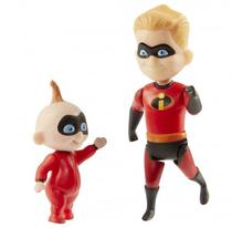 Boneco Jakks Disney Incredibles 2 MR.Incredible Dash/Jack-Jack 74789