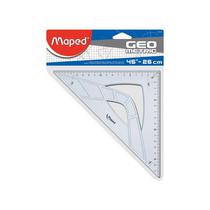 Maped Regla Geo Metric Escuadra 45-26CM Transparente