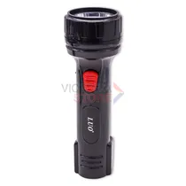 Lanterna LED Tatico Luo LU-317 Recarregável / 1W / 80M / 400MAH / 110-220V ~ 50/ 60HZ - Preto/ Vermelho
