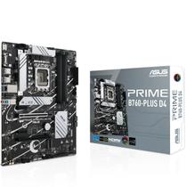 Placa Mãe Asus 1700 Prime B760-Plus D4 Acero/Metal 1 X USB-C 3.2 Gen 2X2, 2 X USB 3.2 Gen 2, 1 X USB s/C