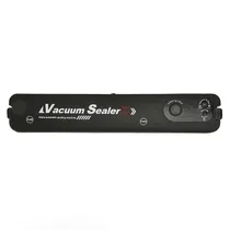 Máquina Seladora Vacumm / Embaladora A Vácuo ZKFK-001 / 90W / AC100-240V ~ 50/ 60HZ - Preto