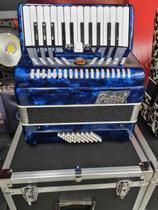 Acordeon Parrot 48 Baixos Blue