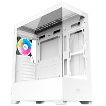 Gabinete Gamer Mtek MCG-AIR01-W Vidro 1FAN Argb - White