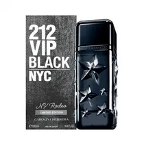 Perfume Carolina Herrera 212 Vip Black NY Rodeo Edp Masculino 100ML