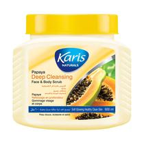 Karis Crema Exfoliante Papaya Deep Cleansing Face & Body 600ML