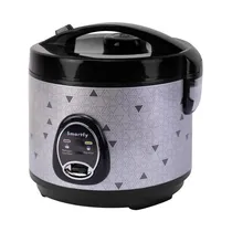 Smartfy PE02G Olla Arrocera Electrica – 700W – 1.8L – 110V 60HZ – Negro Con Gris