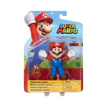 Figura Coleccionable Jakks Pacific Super Mario Raccoon Mario 40560