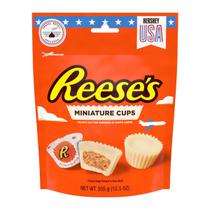 Chocolate Hersheys Reeses Mini Chocolate Branco Recheio Pasta de Amendoim Pacote 355G