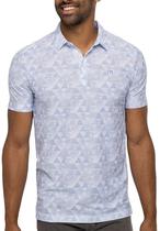 Outlet Camiseta Polotravis Mathew - 1MX100 - Masculina - Branco Azul Ceu