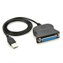 Cabo USB p/ Paralelo (Femea) Preto