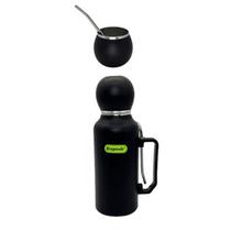 Garrafa Termica Ecopower EP-G111 1300ML com Guampa + Bombilla - Preto