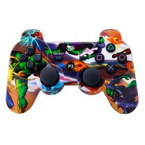 Controle PS3 Playgame Dualshock Spider-Man Viloes