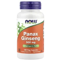 Now Panax Ginseng 500MG 100 Cápsulas