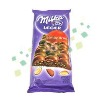 Chocolate Milka Leger B Almendras 110G