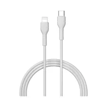 Cable Devia EC150 USB-C A Lightning 1M Negro