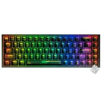 Teclado Redragon K631CTB RGB Pro Castor (65%) Usa Red