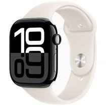 Apple Watch Series 10 46 MM/M/L MWX13LW A2999 GPS - Jet Black Aluminum/Starlight Sport