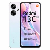 Smartphone Xiaomi Redmi 13C 5G 128GB 6GB Ram Dual Sim Tela 6.74" Chines - Branco